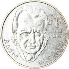 Moneda, Francia, André Malraux, 100 Francs, 1997, EBC, Plata, KM:1188