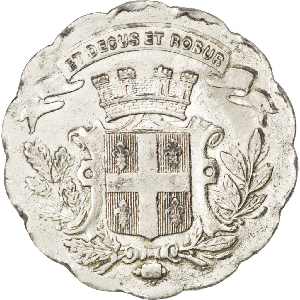France, 5 Centimes, EF(40-45), Zinc, Elie #10.1var, 3.07