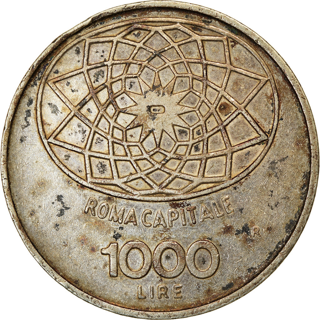 Coin, Italy, 1000 Lire, 1970, Rome, EF(40-45), Silver, KM:101