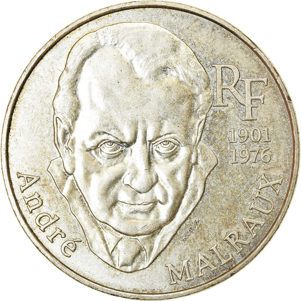 Münze, Frankreich, André Malraux, 100 Francs, 1997, VZ+, Silber, KM:1188