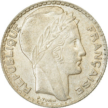 Moneta, Francja, Turin, 10 Francs, 1932, Paris, AU(50-53), Srebro, KM:878