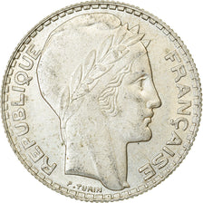 Moneta, Francja, Turin, 10 Francs, 1939, Paris, AU(50-53), Srebro, KM:878