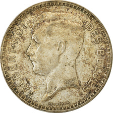 Coin, Belgium, 20 Francs, 20 Frank, 1934, EF(40-45), Silver, KM:103.1