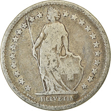 Coin, Switzerland, 2 Francs, 1878, Bern, VF(20-25), Silver, KM:21
