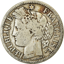 Coin, France, Cérès, 2 Francs, 1871, Bordeaux, VF(20-25), Silver, KM:816.2