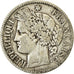 Moeda, França, Cérès, 2 Francs, 1871, Bordeaux, VF(30-35), Prata, KM:817.2