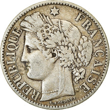 Coin, France, Cérès, 2 Francs, 1870, Paris, VF(20-25), Silver, KM:816.1, Le