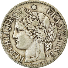 Münze, Frankreich, Cérès, 2 Francs, 1887, Paris, S+, Silber, KM:817.1