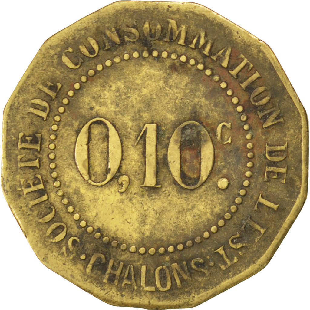 Coin, France, 10 Centimes, EF(40-45), Brass, Elie:25.2var