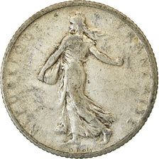 Moeda, França, Semeuse, Franc, 1906, Paris, VF(20-25), Prata, KM:844.1