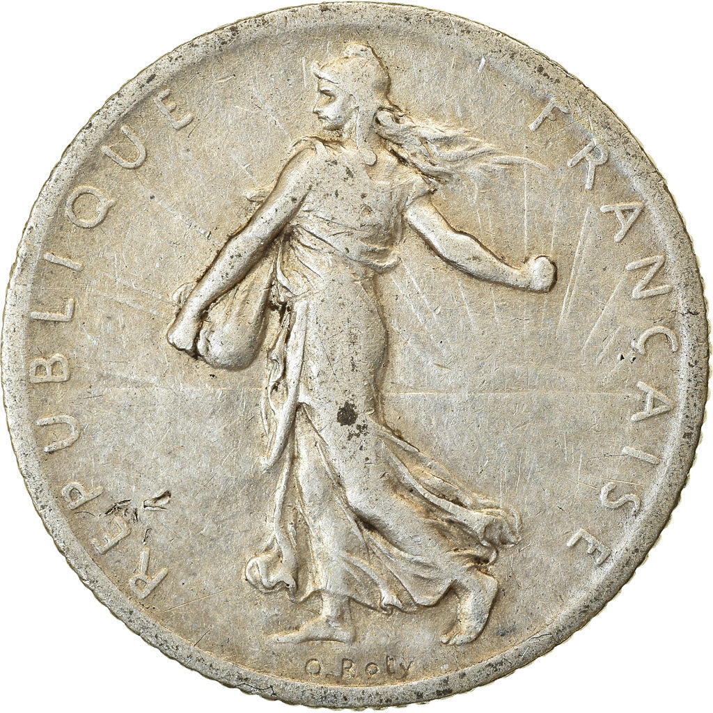 Münze, Frankreich, Semeuse, Franc, 1906, Paris, S+, Silber, KM:844.1