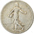 Moneta, Francia, Semeuse, Franc, 1906, Paris, MB+, Argento, KM:844.1