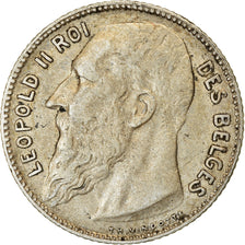 Coin, Belgium, Leopold II, Franc, 1909, EF(40-45), Silver, KM:56.1
