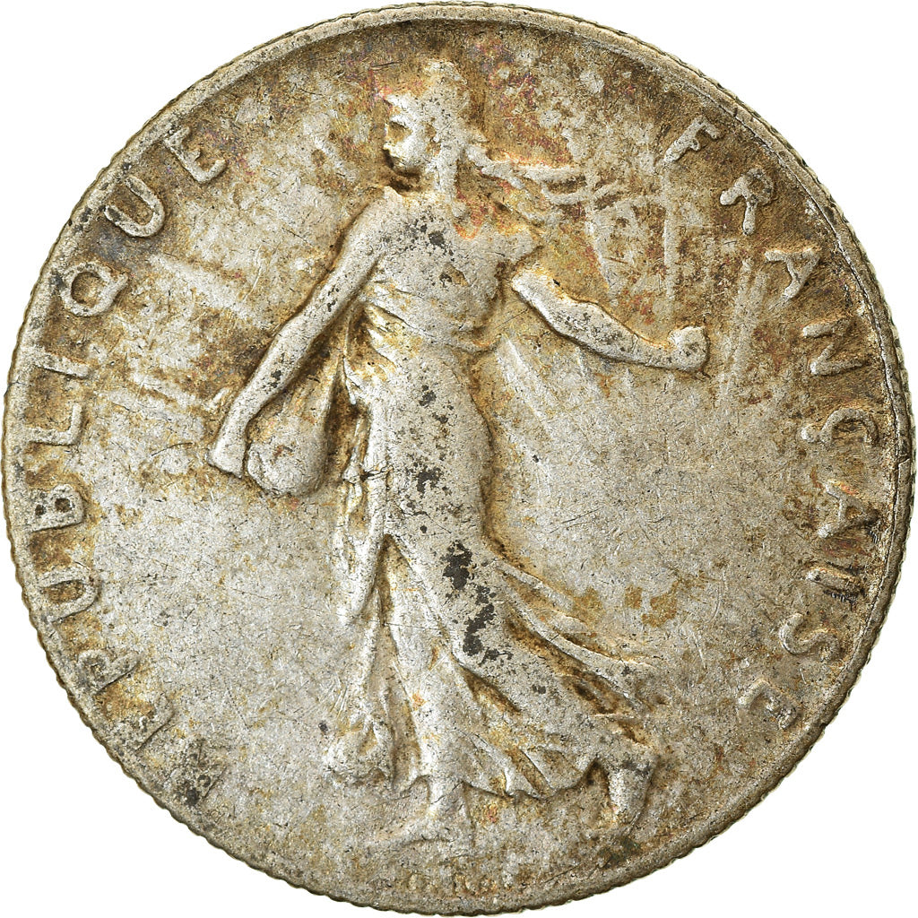 Münze, Frankreich, Semeuse, 50 Centimes, 1911, Paris, S+, Silber, KM:854