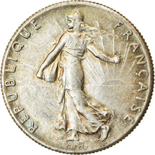 Coin, France, Semeuse, 50 Centimes, 1916, Paris, MS(63), Silver, KM:854