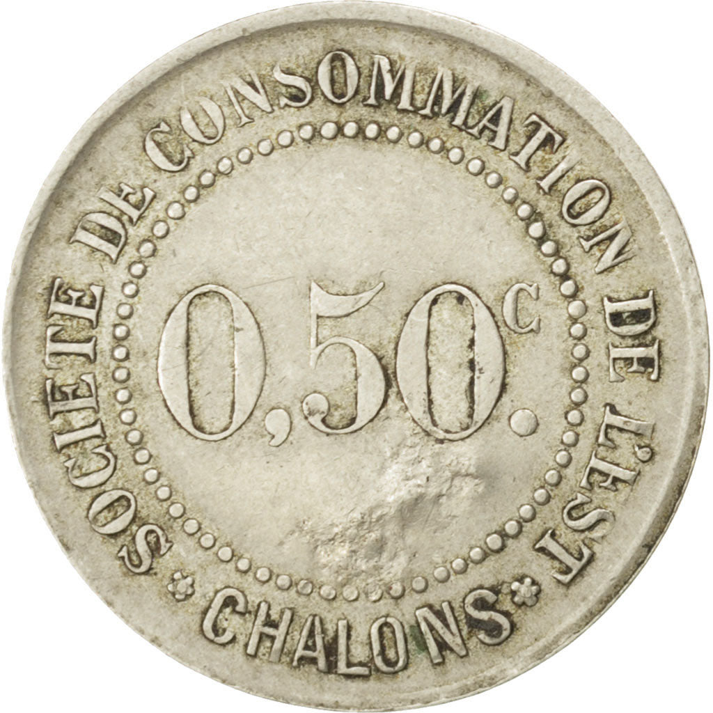 Coin, France, 50 Centimes, EF(40-45), Maillechort, Elie:25.3var