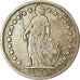 Coin, Switzerland, 1/2 Franc, 1900, Bern, VF(30-35), Silver, KM:23
