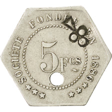 Coin, France, 5 Francs, EF(40-45), Maillechort, Elie:25.5var