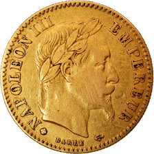 Moneda, Francia, Napoleon III, Napoléon III, 10 Francs, 1863, Strasbourg, MBC