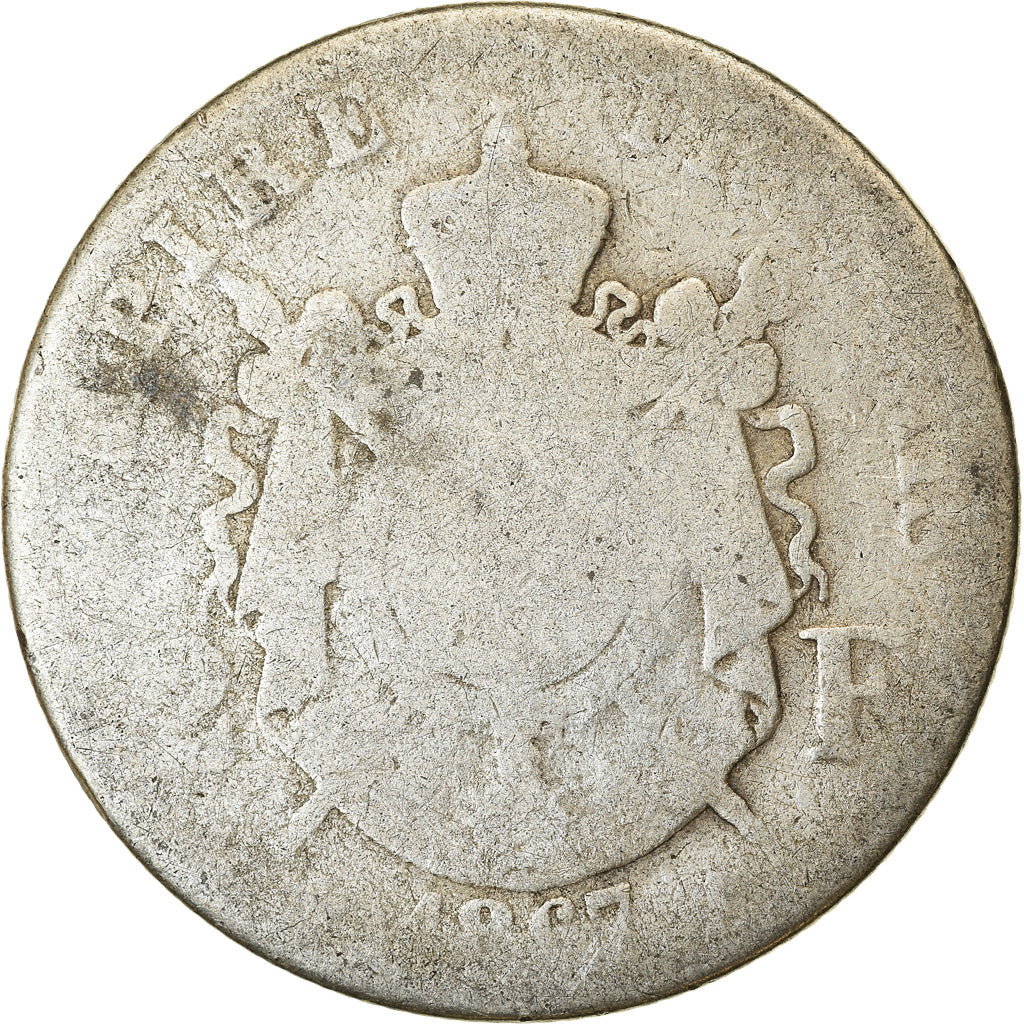 Münze, Frankreich, Napoleon III, Napoléon III, 2 Francs, 1867, Bordeaux, SGE+