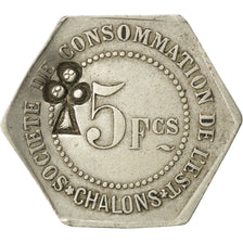 France, 5 Francs, EF(40-45), Maillechort, Elie #25.5var, 2.29