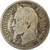Moneda, Francia, Napoleon III, Napoléon III, 2 Francs, 1868, Paris, BC+, Plata