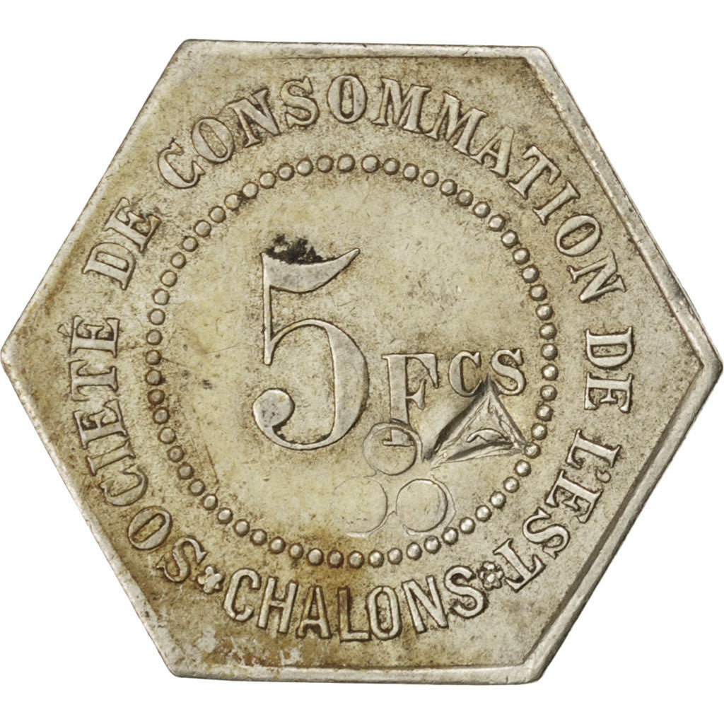 Coin, France, 5 Francs, EF(40-45), Maillechort, Elie:25.5var