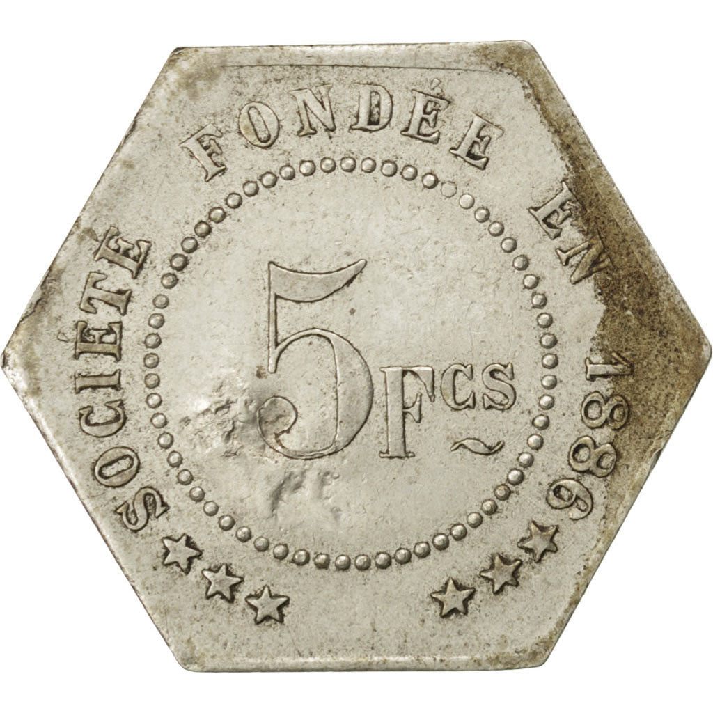 Coin, France, 5 Francs, EF(40-45), Maillechort, Elie:25.5var