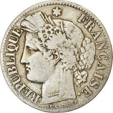 Coin, France, Cérès, 2 Francs, 1871, Paris, VF(30-35), Silver, KM:817.1