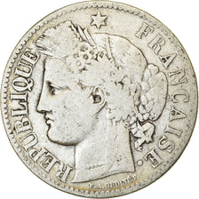 Münze, Frankreich, Cérès, 2 Francs, 1871, Paris, S+, Silber, KM:817.1