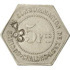 Coin, France, 5 Francs, EF(40-45), Maillechort, Elie:25.5var