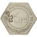 Coin, France, 5 Francs, EF(40-45), Maillechort, Elie:25.5var