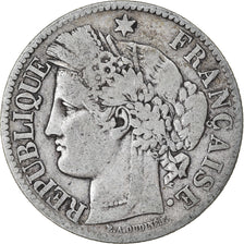 Coin, France, Cérès, 2 Francs, 1887, Paris, VF(30-35), Silver, KM:817.1