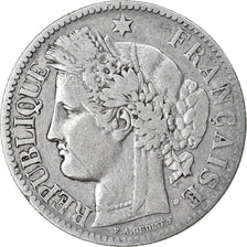 Münze, Frankreich, Cérès, 2 Francs, 1888, Paris, S, Silber, KM:817.1