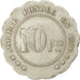 Coin, France, 10 Francs, EF(40-45), Maillechort, Elie:25.6var