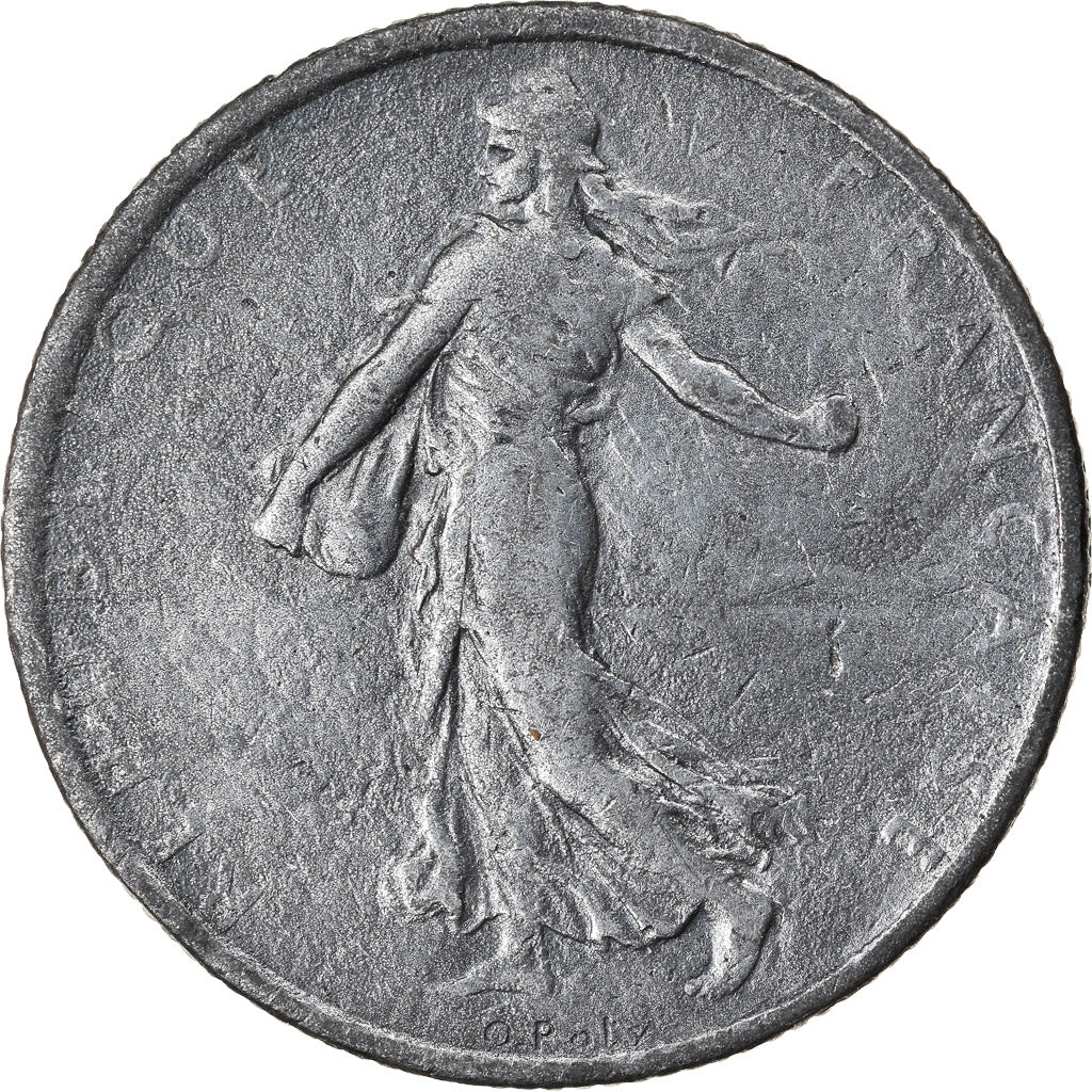 Moeda, França, Semeuse, 2 Francs, 1910, Paris, Contemporary forgery, VF(20-25)