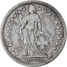 Coin, Switzerland, 2 Francs, 1874, Bern, VF(30-35), Silver, KM:21