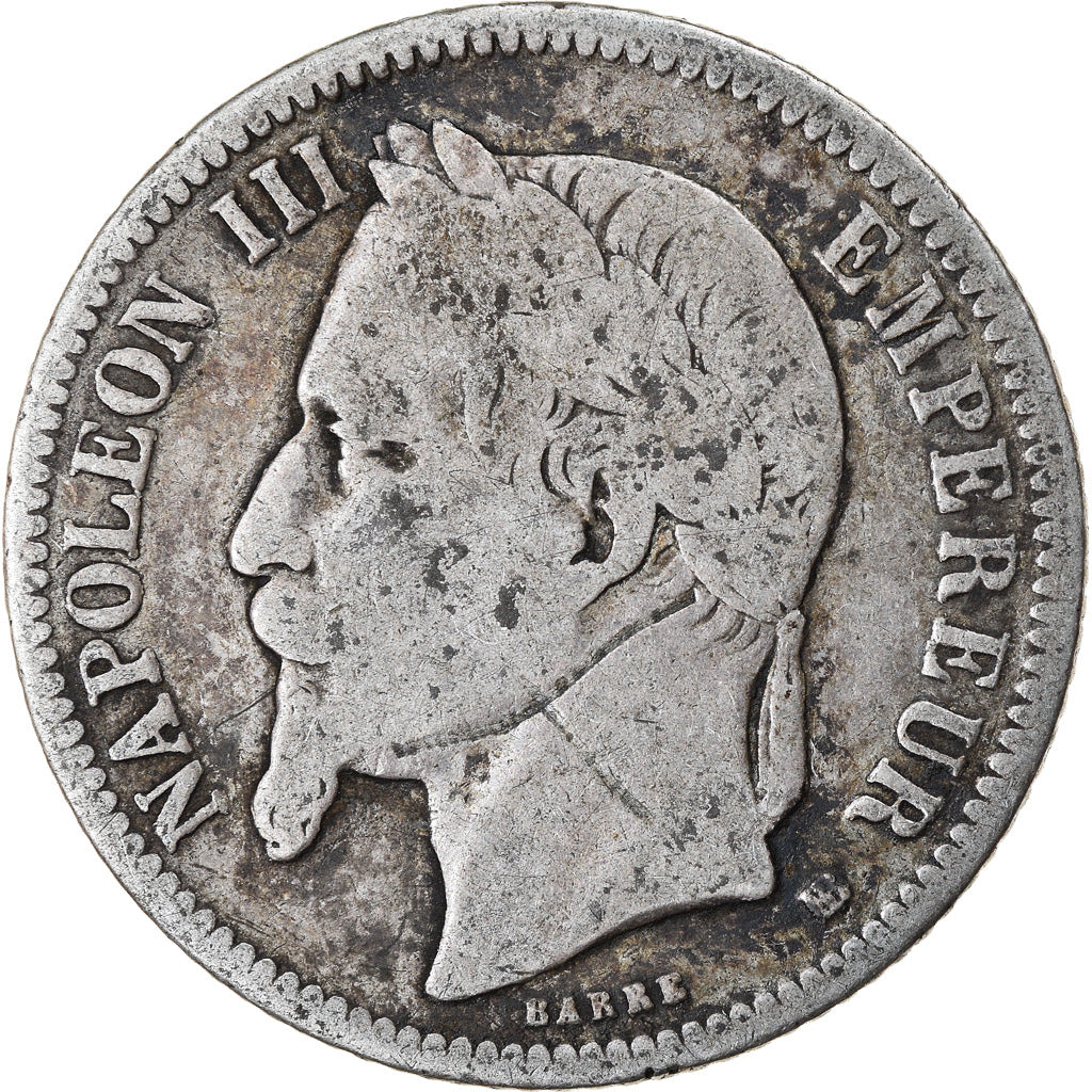 Munten, Frankrijk, Napoleon III, Napoléon III, Franc, 1866, Strasbourg, FR