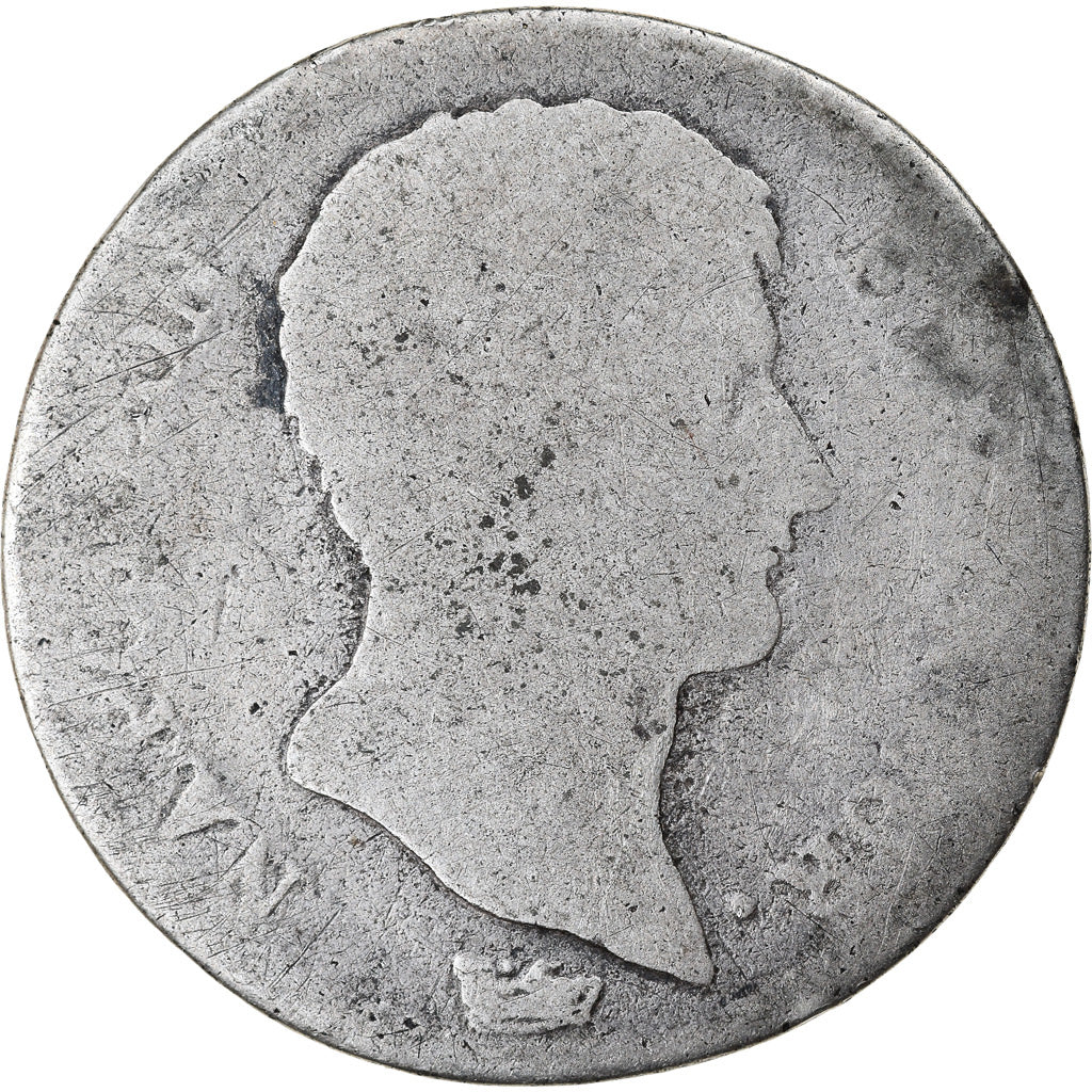 Moneta, Francia, Napoléon I, Franc, 1806, Paris, M+, Argento, KM:672.1