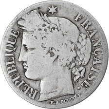 Moneta, Francia, Cérès, Franc, 1849, Paris, MB, Argento, KM:759.1, Le