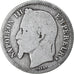 Coin, France, Napoleon III, Napoléon III, Franc, 1867, Paris, F(12-15), Silver