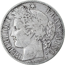 Coin, France, Cérès, Franc, 1887, Paris, VF(20-25), Silver, KM:822.1