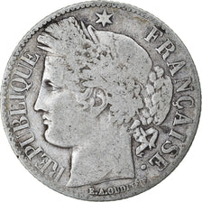 Coin, France, Cérès, Franc, 1887, Paris, VF(20-25), Silver, KM:822.1