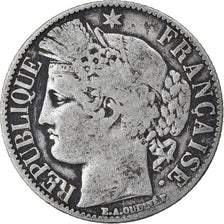 Coin, France, Cérès, Franc, 1888, Paris, VF(20-25), Silver, KM:822.1