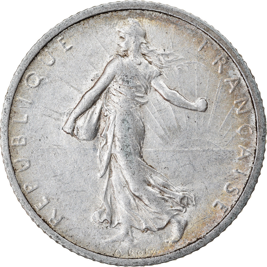 Coin, France, Semeuse, Franc, 1898, Paris, AU(50-53), Silver, KM:844.1