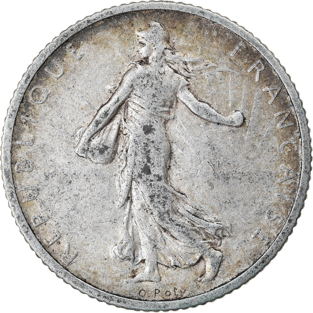 Coin, France, Semeuse, Franc, 1901, Paris, VF(30-35), Silver, KM:844.1