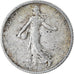 Münze, Frankreich, Semeuse, Franc, 1907, Paris, S+, Silber, KM:844.1