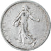 Coin, France, Semeuse, Franc, 1907, Paris, EF(40-45), Silver, KM:844.1