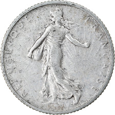 Coin, France, Semeuse, Franc, 1909, Paris, VF(30-35), Silver, KM:844.1