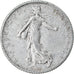 Coin, France, Semeuse, Franc, 1909, Paris, VF(30-35), Silver, KM:844.1
